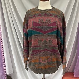 Vintage Geometric Sweater